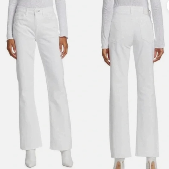 NWOT Rag & Bone Peyton Mid Rise Bootcut Jeans / Optic White / 31 - Picture 1 of 11